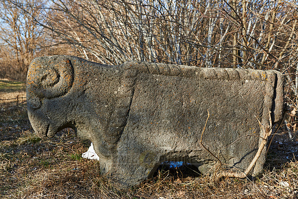 stone carved figure