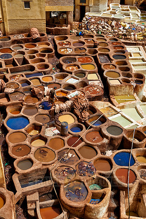 Chouwara  leather tannery in Old Fez