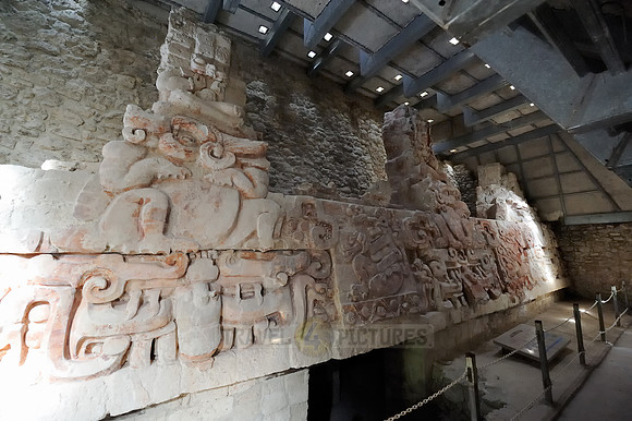 frieze inside of pyramid