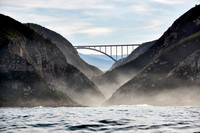 Bloukrans Bridge from seaside