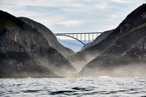 Bloukrans Bridge from seaside