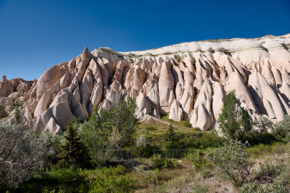 landscape of Rose Valley Goreme