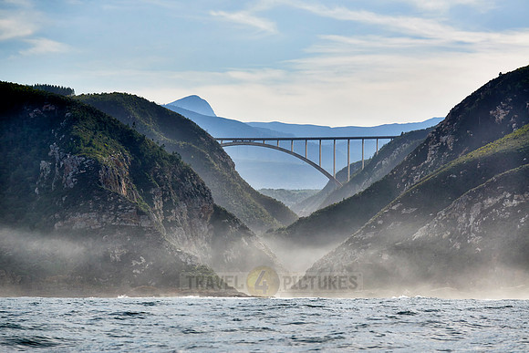 Bloukrans Bridge from seaside