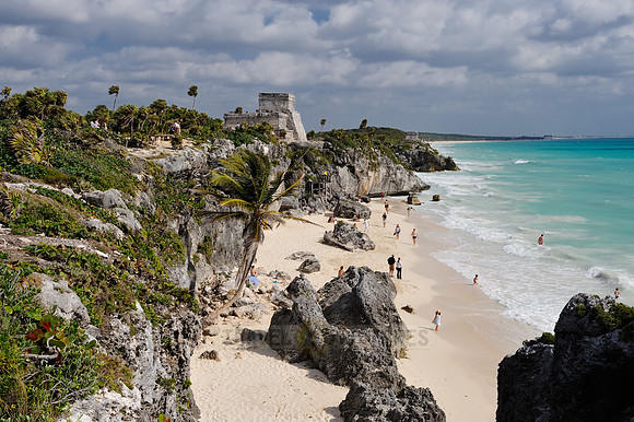The seaside view of El Castillo