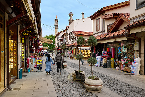 Bazaar and old town of Konya
