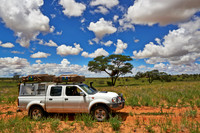 4x4 in Kgalagadi Transfrontier Park