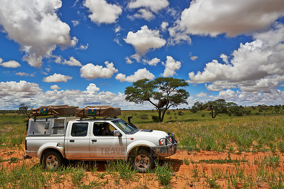 4x4 in Kgalagadi Transfrontier Park