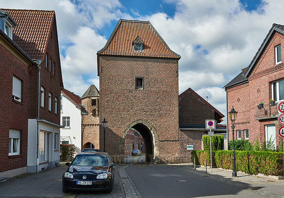 City gate in the old city wall of Gangelt