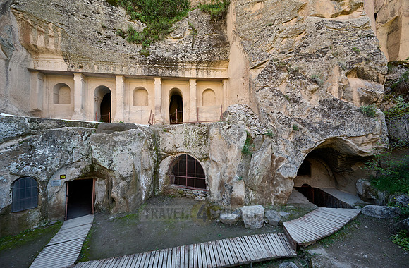 facade of Sumbullu church or Jacinth church, Ihlara valley