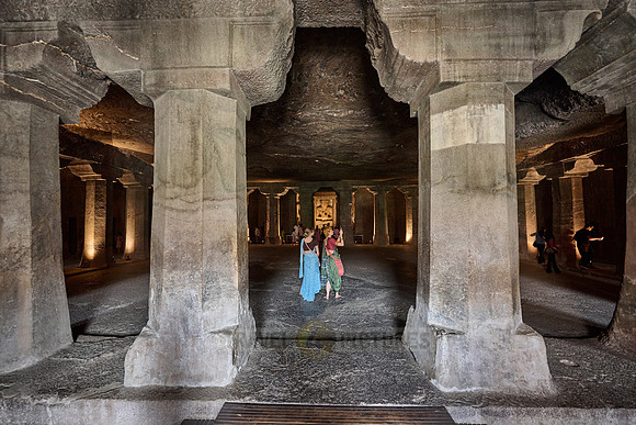 Ajanta caves, cave 4, Aurangabad
