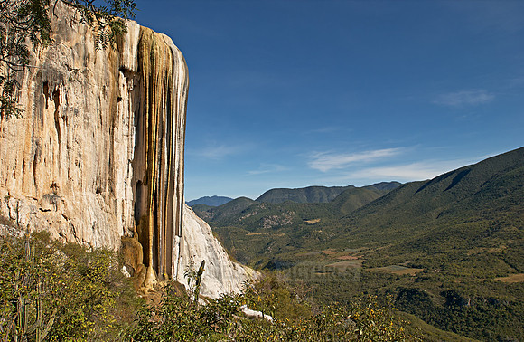 petrified waterfall