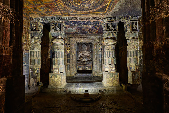 Ajanta caves, cave 17, Aurangabad
