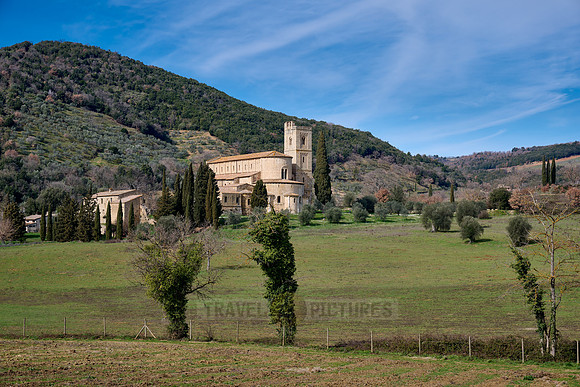 outside view of Abbazia di Santantimo abbey