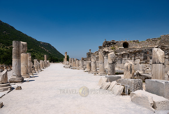 collonnaded street at upper Agora, Ephesus