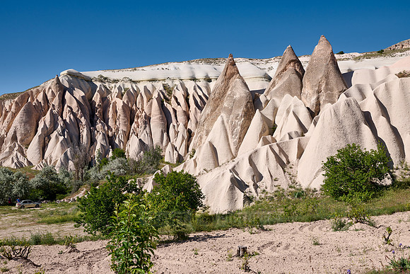 landscape of Rose Valley Goreme