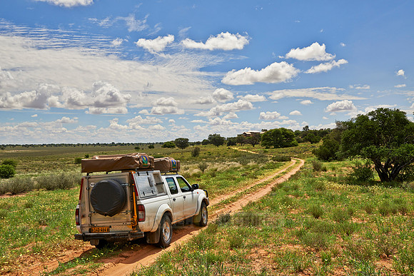 4x4 in Kgalagadi Transfrontier Park