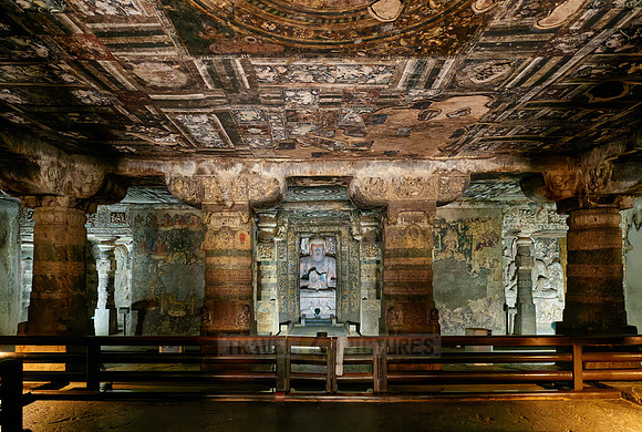 Ajanta caves, cave 2, Aurangabad