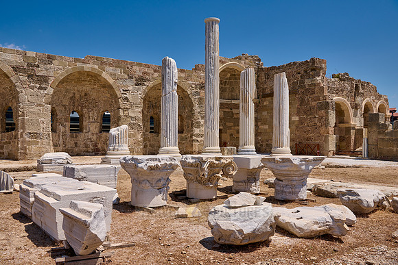 Athena and Apollo Temple in Roman city of Side