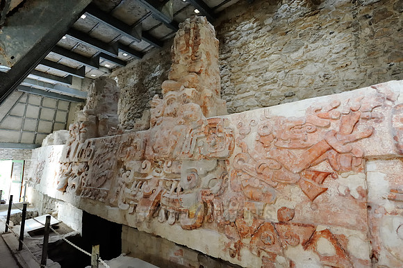frieze inside of pyramid