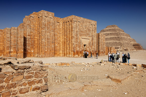entrance into Mastaba of Djoser
