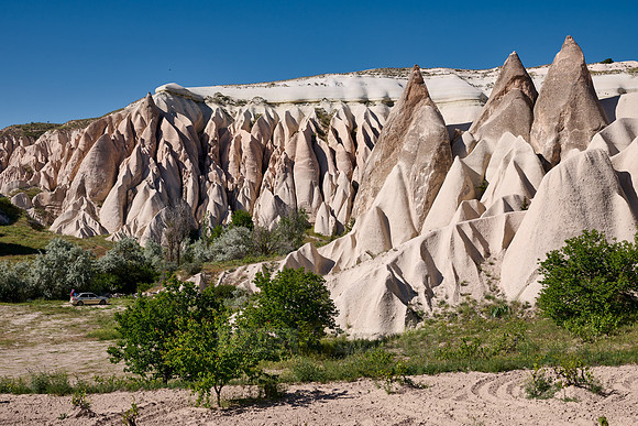 landscape of Rose Valley Goreme