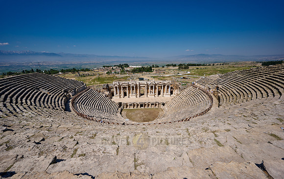 famous theater of Hierapolis, Pamukkale Archeological Site
