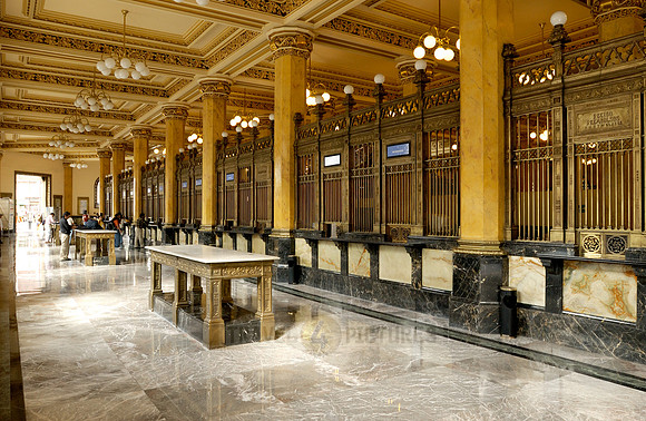 interior view of magnificent postal office