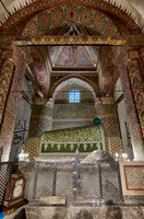 inside shot of Mausoleum and museum of Mevlana Rumi