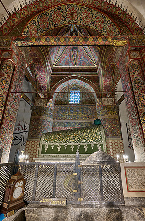 inside shot of Mausoleum and museum of Mevlana Rumi