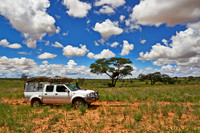 4x4 in Kgalagadi Transfrontier Park