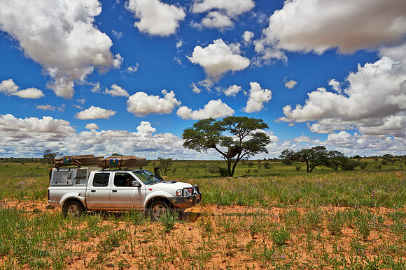 4x4 in Kgalagadi Transfrontier Park