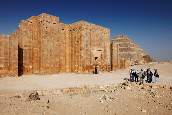 entrance into Mastaba of Djoser