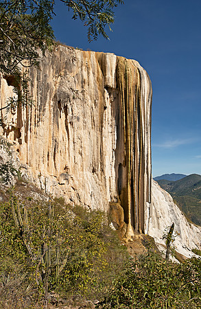 petrified waterfall