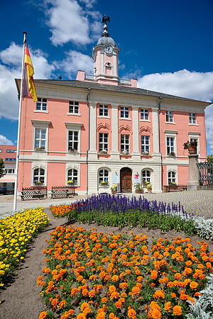 Market Square and Historic Town Hall of Templin
