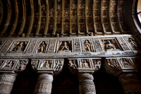 interior shot of Ajanta caves, cave 19