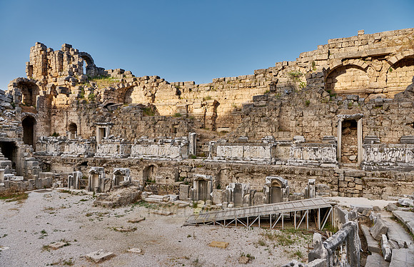 amphitheater of the Roman city of Perge