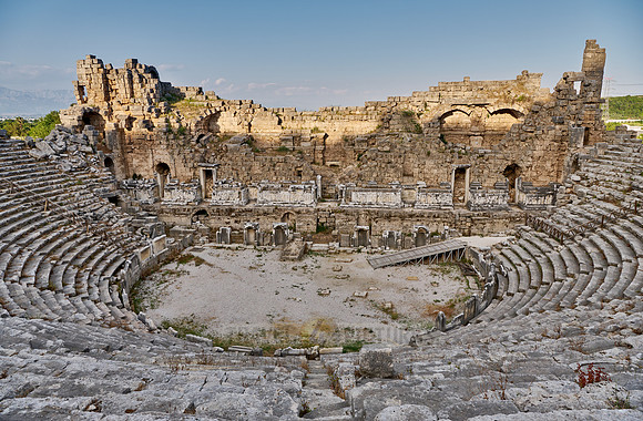 amphitheater of the Roman city of Perge