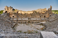 amphitheater of the Roman city of Perge
