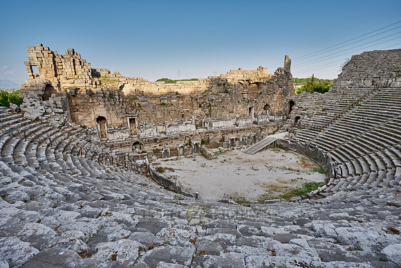 amphitheater of the Roman city of Perge