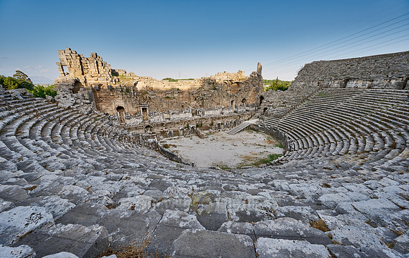 amphitheater of the Roman city of Perge