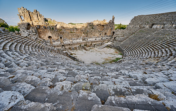 amphitheater of the Roman city of Perge