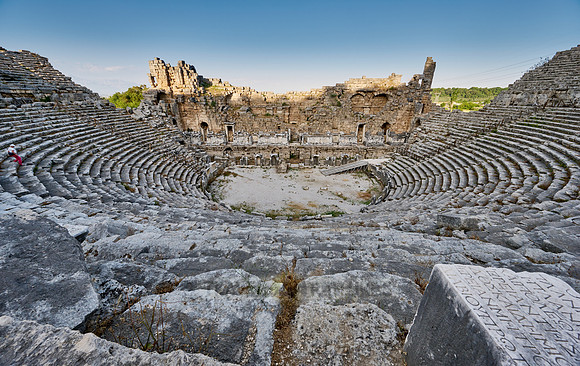 amphitheater of the Roman city of Perge