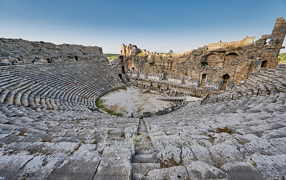 amphitheater of the Roman city of Perge