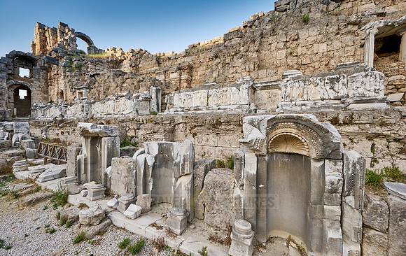 amphitheater of the Roman city of Perge