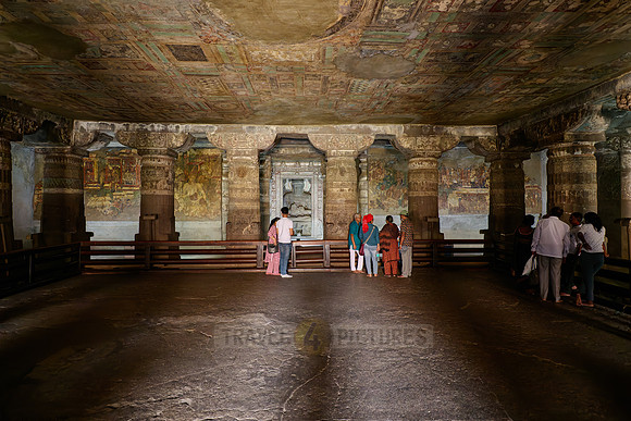 Ajanta caves, cave 1, Aurangabad