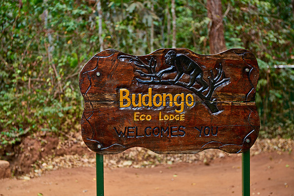 sign of Budongo Eco Lodge