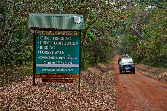 sign of Budongo Eco Lodge