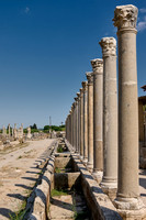 columns of western collonnaded street of Perge