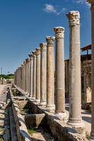 columns of western collonnaded street of Perge