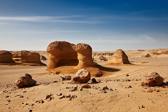 desert landscape at Wadi Hitan